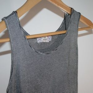 Pink Republic Straps Maxi Long Dress Tiny Strips